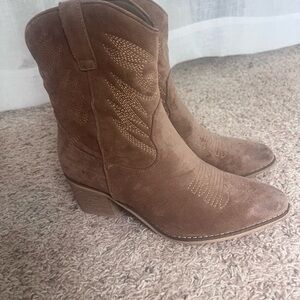 Altar’d State Remy Vegan Suede Western Booties